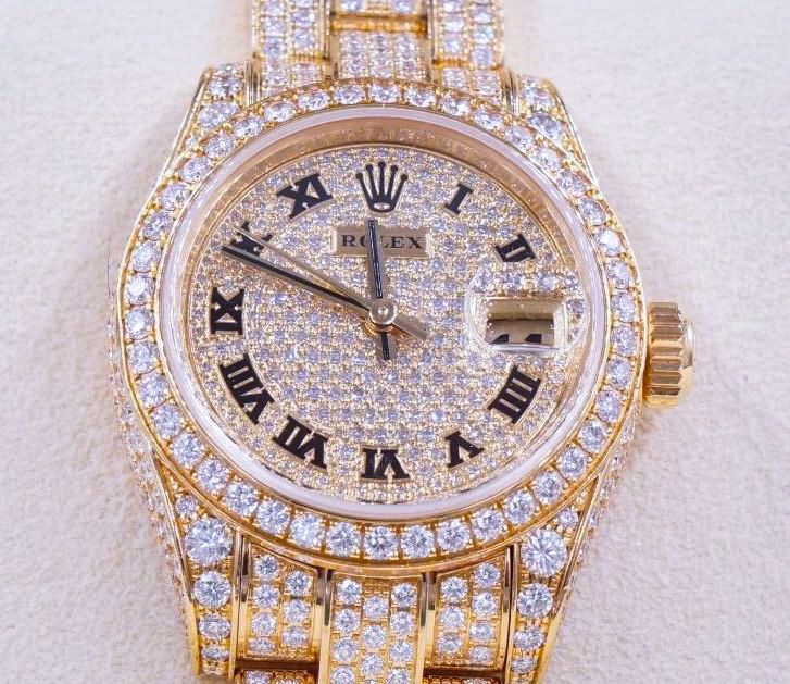 Rolex Ladies Diamond Datejust
